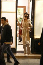 Angelina Jolie at Guerlain Perfumes Shop in Paris