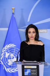 Angelina Jolie - Visit to NATO in Brussels