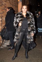 Ashley Graham - Arriving at The Daily Show With Trevor Noah in NYC