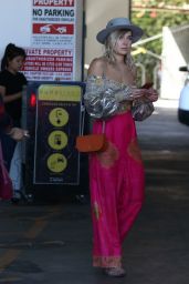 Ashley Hart Celebrating Australia Day at E.P. & L.P. Restaurant in Los Angeles