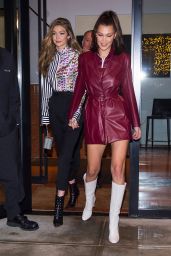 Bella Hadid and Gigi Hadid - Out in New York City 01/11/2018
