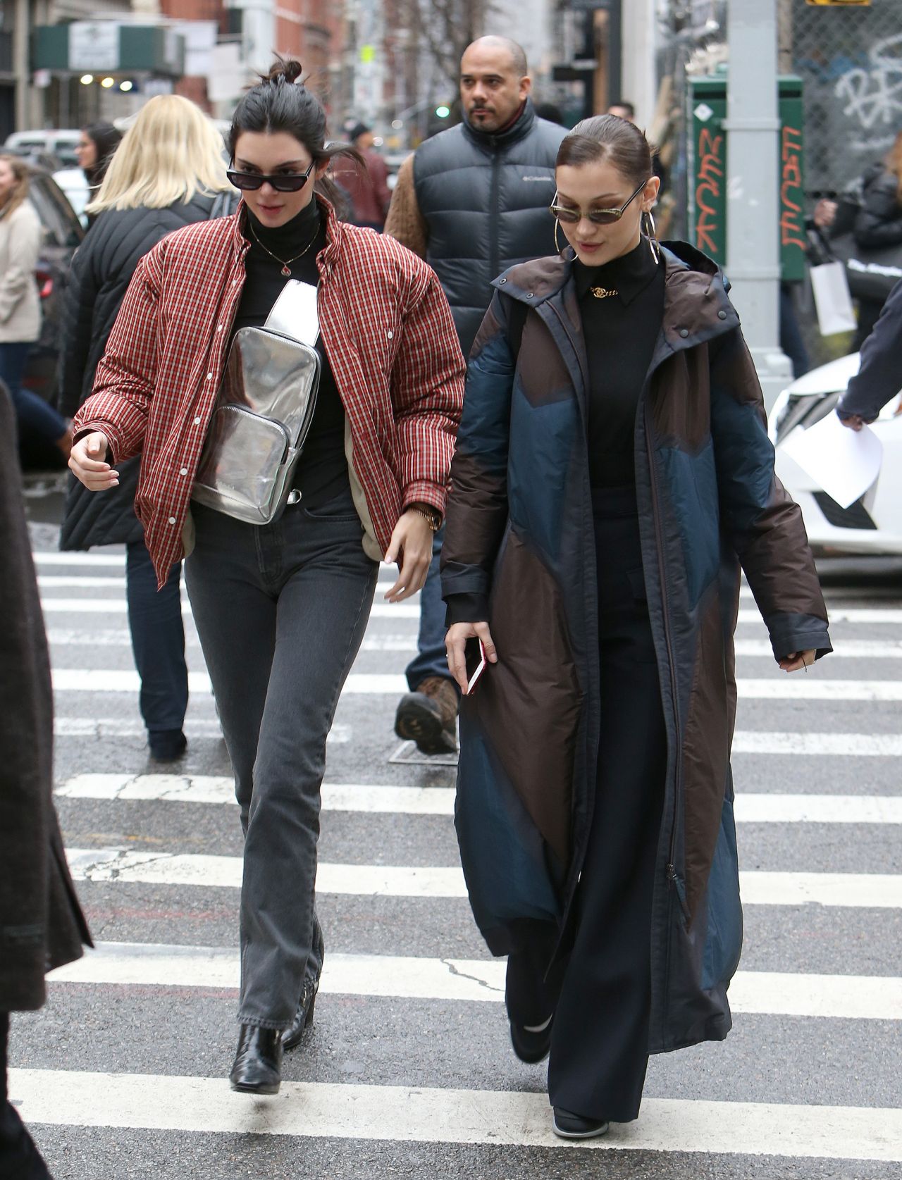 Bella Hadid and Kendall Jenner - Shopping in Soho in New York City ...