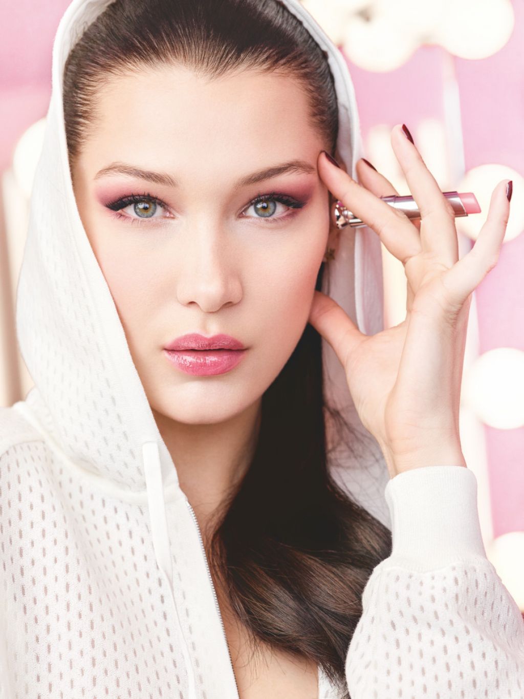 Bella Hadid - Dior Makeup Photoshoots 2018 • CelebMafia
