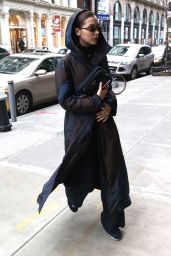 Bella Hadid is Stylish in NYC 01/28/2018