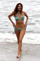 Blanca Blanco in Bikini Takes a Stroll on Malibu Beach