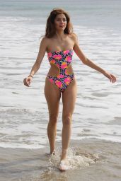Blanca Blanco in Swimsuit on the Beach in Malibu 01/30/2018