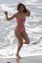 Blanca Blanco in Swimsuit on the Beach in Malibu 01/30/2018