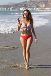 Blanca Blanco Shows Off Her Fit and Toned Body on the Beach in Malibu