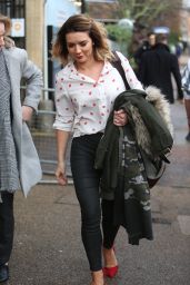 Candice Brown - Leaving ITV Studios in London