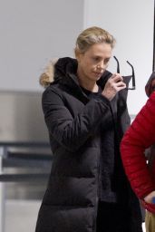 Charlize Theron in Travel Outfit in Montreal 01/11/2018