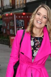 Charlotte Hawkins is Stylish in Pink - Out in London 01/08/2018