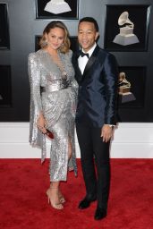 Chrissy Teigen and John Legend – 2018 Grammy Awards in New York