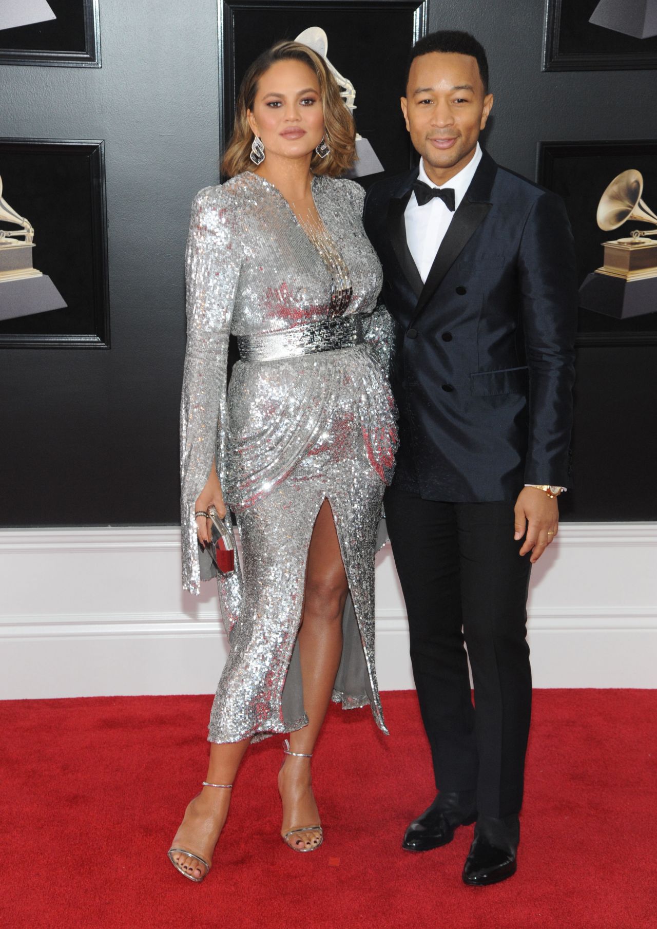 Chrissy Teigen and John Legend – 2018 Grammy Awards in New York1280 x 1809