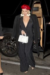 Christina Aguilera Heads to the Roger Room to Party in West Hollywood