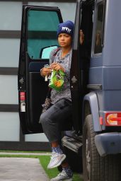Christina Milian - Heads to the Gym in Los Angeles