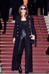 Cindy Crawford - The Balmain Homme Show at the Paris Fashion Week