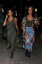 Claudia Jordan Heads to the Delilah Restaurant in West Hollywood