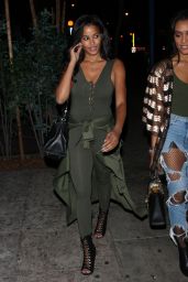 Claudia Jordan Heads to the Delilah Restaurant in West Hollywood