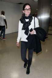 Courteney Cox at Los Angeles International Airport 01/21/2018
