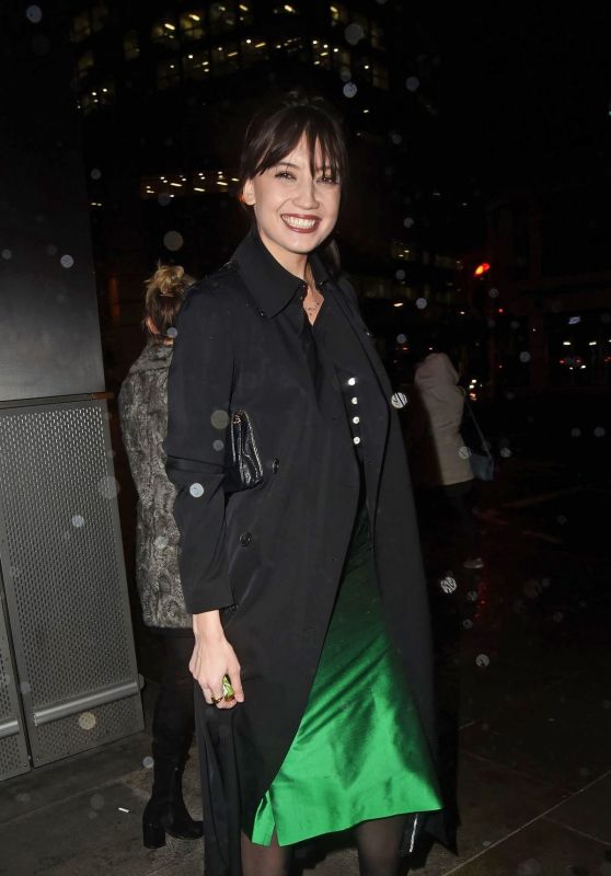 Daisy Lowe Night Out Style - Heron Tower in London 01/30/2018