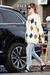 Dakota Johnson in Oversized Sweater Out in LA