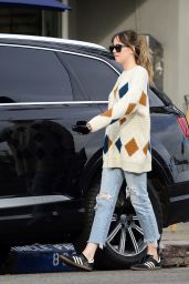 Dakota Johnson in Oversized Sweater Out in LA