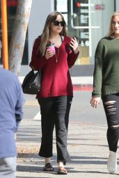 Dakota Johnson Out in West Hollywood 01/12/2018