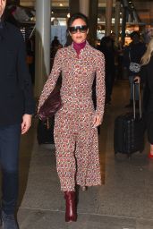David and Victoria Beckham Arriving in Paris 01/17/2018