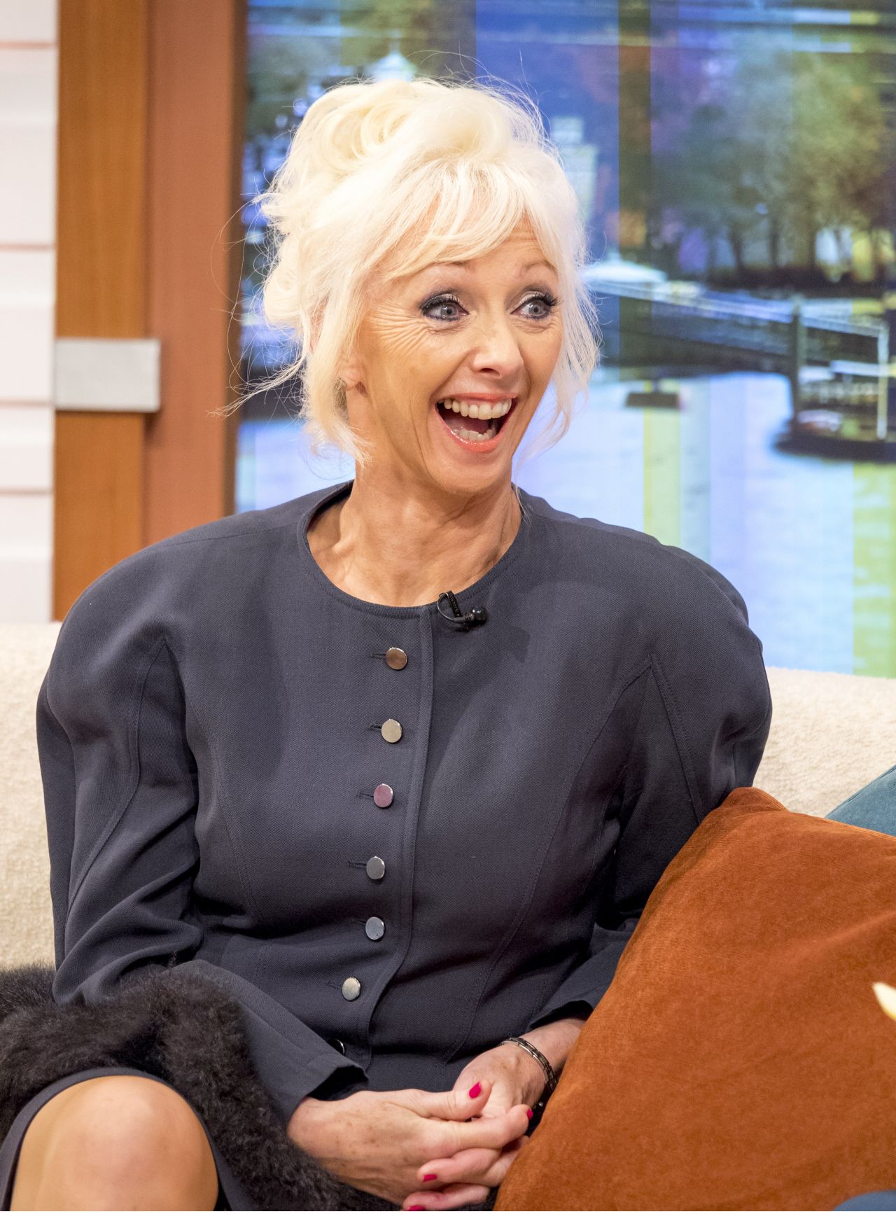 Debbie Mcgee Appeared On Good Morning Britain Tv Show In London Celebmafia
