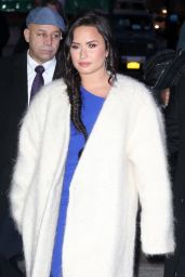 Demi Lovato Leaves Good Morning America Show in NYC 01/24/2018
