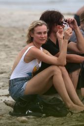 Diane Kruger and Norman Reedus on the Beach in Costa Rica
