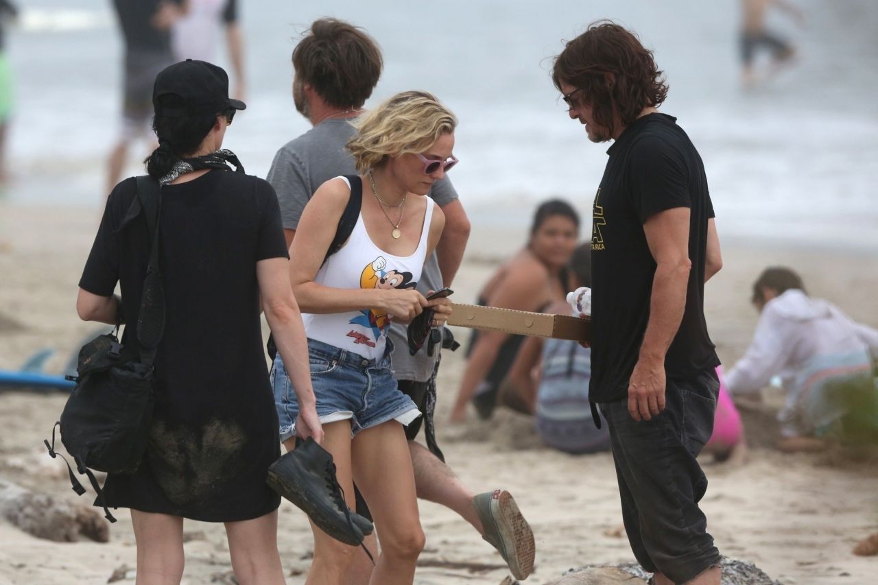 Diane Kruger and Norman Reedus Hit the Beach in Costa Rica