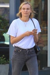 Diane Kruger in Casual Outfit Runs Errands in Beverly Hills