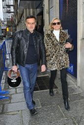 Diane Kruger Leaving Europe 1 Radio Station in Paris