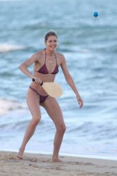 Doutzen Kroes and Candice Swanepoel at Beach in Bahia