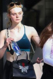 Elle Fanning Finishes Her Weekend Workout