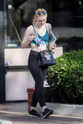 Elle Fanning Finishes Her Weekend Workout