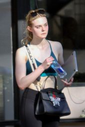 Elle Fanning Finishes Her Weekend Workout • CelebMafia