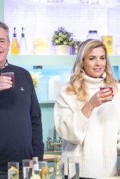 Gemma Atkinson Appeared on Sunday Brunch TV Show in London