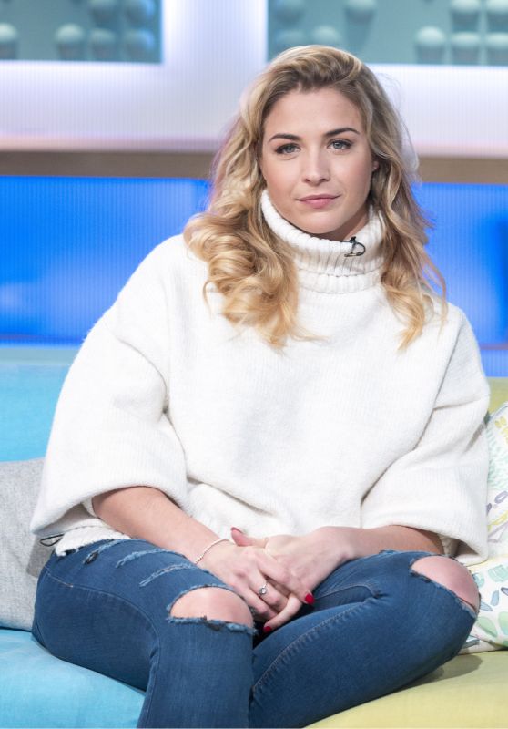 Gemma Atkinson Appeared on Sunday Brunch TV Show in London