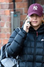 Gemma Atkinson in Workout Gear Leaving Key 103 Radio Station in Manchester