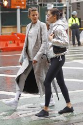 Georgia Fowler and Shanina Shaik - Out in New York City