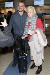 Helen Mirren Arriving at the Los Angeles International Airport