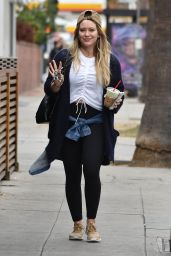 Hilary Duff Leaves Lunch at Joan