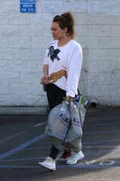 Hilary Duff Shopping at Big 5 in LA