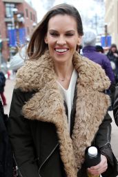 Hilary Swank in Winter Outfit at the Sundance Film Festival 2018 in Park City