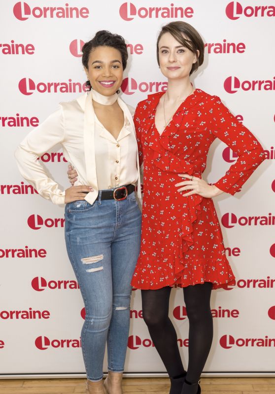 Jennifer Kirby and Leonie Elliott - Lorraine TV Show in London  01/19/2018