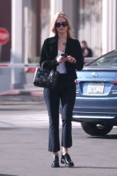 Jennifer Lawrence in Office Chic Outfitin Westwood