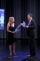 Jessica Chastain Appeared on "The Tonight Show Starring Jimmy Fallon" in NYC