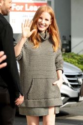 Jessica Chastain - Outside House on Sunset to Attend the Gold for Golden Luncheon in West Hollywood